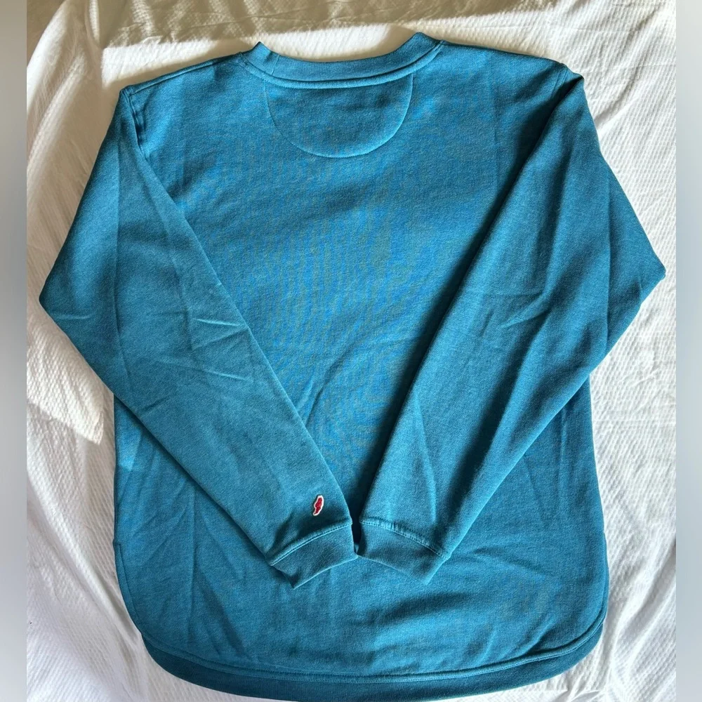 NWT League Teal Key West Florida pull over Women’s Sweatshirt size Medium. - Picture 4 of 6